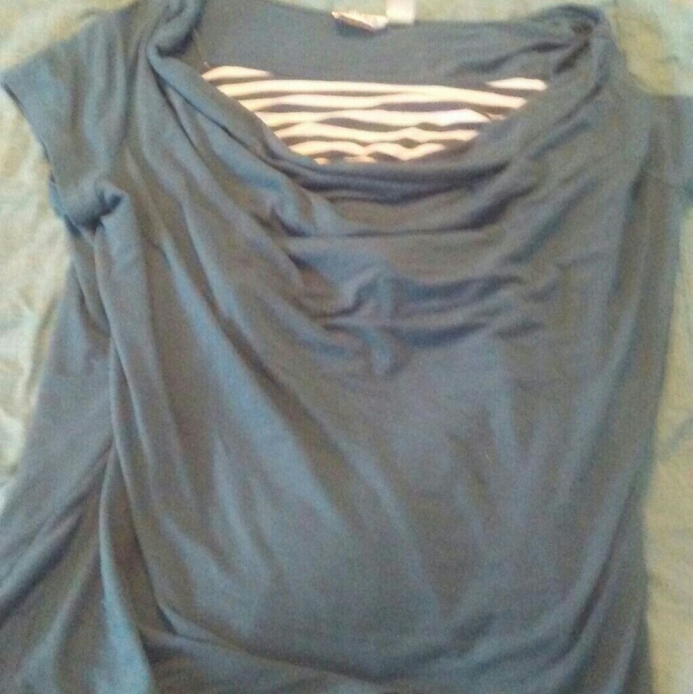 Cowl neck blouse